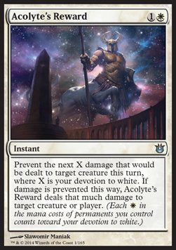 Acolyte's Reward - Born of the Gods (Uncommon) [BNG-1]