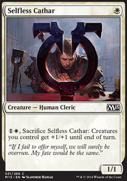 Selfless Cathar - Magic 2015 (Common) [M15-31]