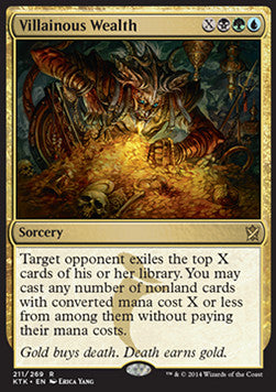 Villainous Wealth - Khans of Tarkir (Rare) [KTK-211]