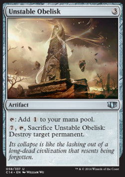Unstable Obelisk - Commander 2014 (Uncommon) [C14-58]