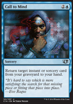 Call to Mind - Commander 2014 (Uncommon) [C14-101]