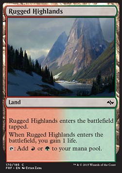 Rugged Highlands - Fate Reforged (Common) [FRF-170]