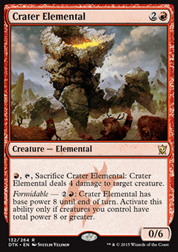 Crater Elemental - Dragons of Tarkir (Rare) [DTK-132]