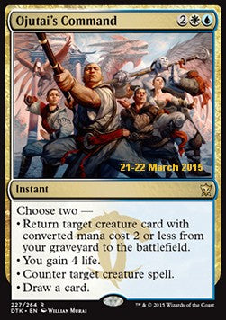 Ojutai's Command - Dragons of Tarkir: Promos (Rare) [PDTK-227]