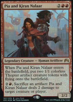 Pia and Kiran Nalaar (V.2) - Magic Origins: Promos (Rare) [PORI-157]