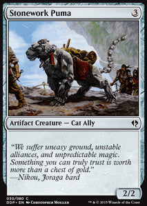 Stonework Puma - Duel Decks: Zendikar vs. Eldrazi (Common) [DDP-30]