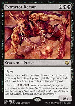 Extractor Demon - Commander 2015 (Rare) [C15-124]