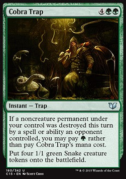 Cobra Trap - Commander 2015 (Uncommon) [C15-180]