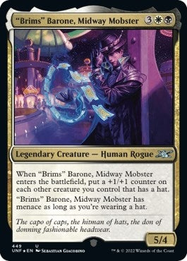 Image for "Brims" Barone, Midway Mobster (Galaxy Foil) (449) (UNF) - Magic: The Gathering