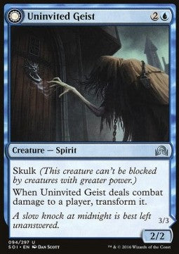 Uninvited Geist / Unimpeded Trespasser - Shadows over Innistrad (Uncommon) [SOI-94]
