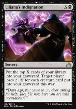 Liliana's Indignation - Shadows over Innistrad (Uncommon) [SOI-120]
