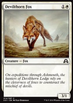 Devilthorn Fox - Shadows over Innistrad (Common) [SOI-14]