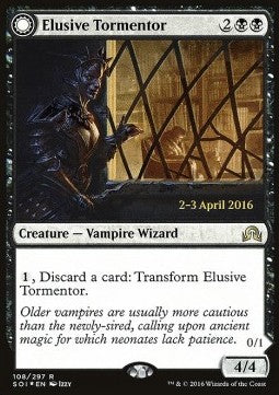 Elusive Tormentor / Insidious Mist - Shadows over Innistrad: Promos (Rare) [PSOI-108]