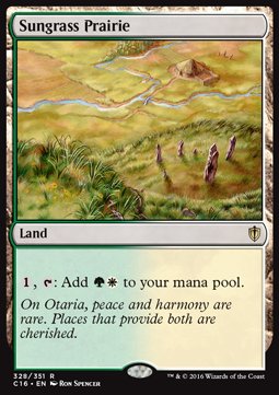 Sungrass Prairie - Commander 2016 (Rare) [C16-328]