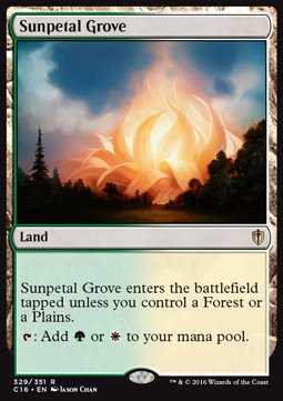 Sunpetal Grove - Commander 2016 (Rare) [C16-329]