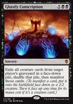 Ghastly Conscription - Commander 2016 (Mythic) [C16-111]