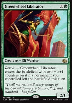 Greenwheel Liberator - Aether Revolt (Rare) [AER-108]