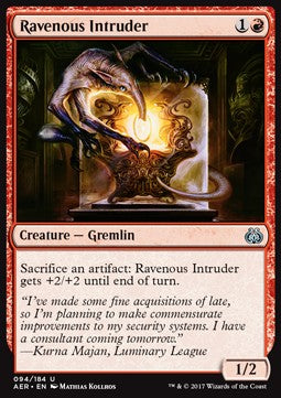 Ravenous Intruder - Aether Revolt (Uncommon) [AER-94]