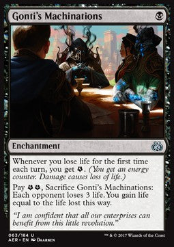 Gonti's Machinations - Aether Revolt (Uncommon) [AER-63]