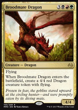 Broodmate Dragon - Modern Masters 2017 (Rare) [MM3-153]