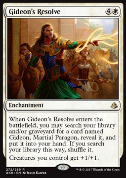 Gideon's Resolve - Amonkhet (Rare) [AKH-272]