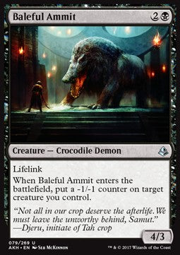 Baleful Ammit - Amonkhet (Uncommon) [AKH-79]