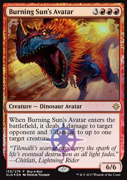 Burning Sun's Avatar - Buy a Box Promos (Rare) [BABP-135]
