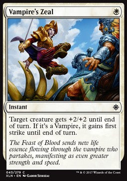 Vampire's Zeal - Ixalan (Common) [XLN-43]