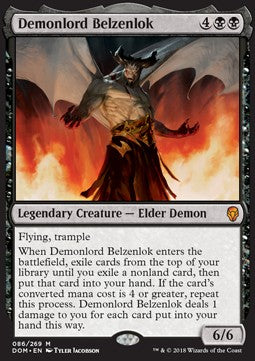 Demonlord Belzenlok - Dominaria (Mythic) [DOM-86]