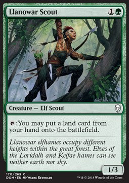 Llanowar Scout - Dominaria (Common) [DOM-170]