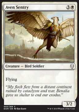 Aven Sentry - Dominaria (Common) [DOM-3]