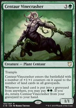 Centaur Vinecrasher - Commander 2018 (Rare) [C18-135]