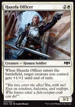 Haazda Officer - Ravnica Allegiance (Common) [RNA-10]