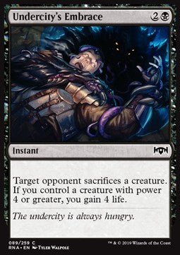 Undercity's Embrace - Ravnica Allegiance (Common) [RNA-89]