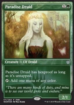 Paradise Druid - Friday Night Magic Promos (Uncommon)