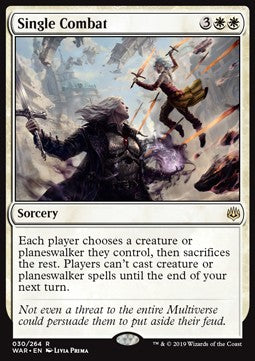 Single Combat - War of the Spark (Rare) [WAR-30]