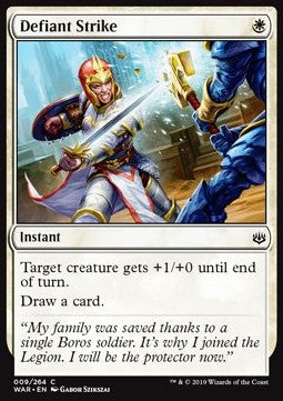 Defiant Strike - War of the Spark (Common) [WAR-9]