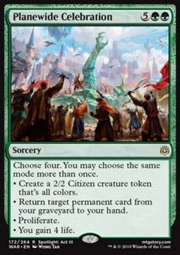 Planewide Celebration - War of the Spark (Rare) [WAR-172]