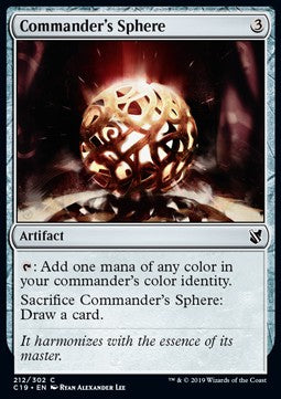 Commander's Sphere - Commander 2019 (Common) [C19-212]