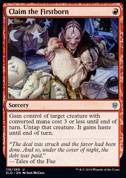 Claim the Firstborn - Throne of Eldraine (Uncommon) [ELD-118]