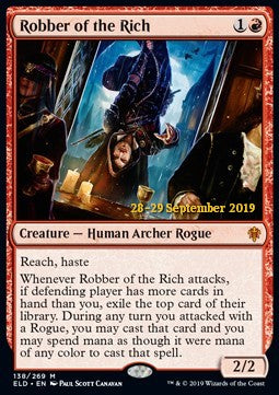 Robber of the Rich (V.1) - Throne of Eldraine: Promos (Mythic) [PELD-138]