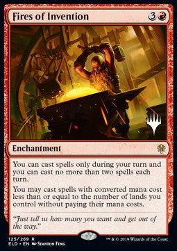 Fires of Invention (V.2) - Throne of Eldraine: Promos (Rare) [PELD-125]