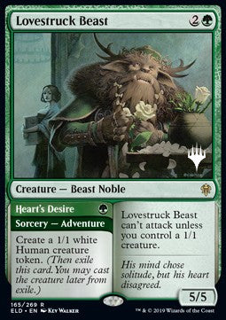 Lovestruck Beast // Heart's Desire (V.2) - Throne of Eldraine: Promos (Rare) [PELD-165]