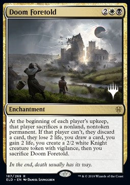 Doom Foretold (V.2) - Throne of Eldraine: Promos (Rare) [PELD-187]