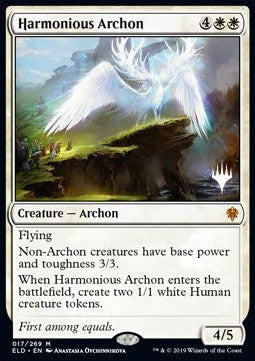 Harmonious Archon (V.2) - Throne of Eldraine: Promos (Mythic) [PELD-17]