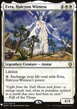 Evra, Halcyon Witness - Mystery Booster (Rare) [MYS-16]