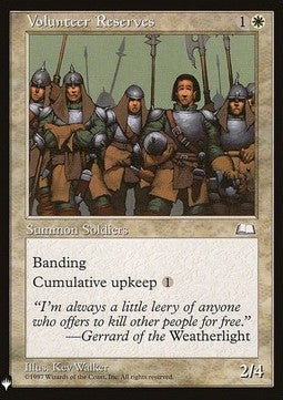 Volunteer Reserves - Mystery Booster (Uncommon) [MYS-29]