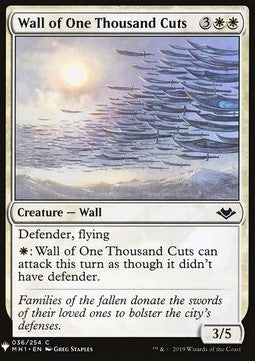 Wall of One Thousand Cuts - Mystery Booster (Common) [MYS-36]