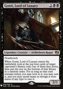 Gonti, Lord of Luxury - Mystery Booster (Rare) [MYS-84]