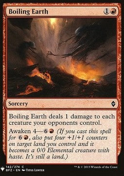 Boiling Earth - Mystery Booster (Common) [MYS-142]